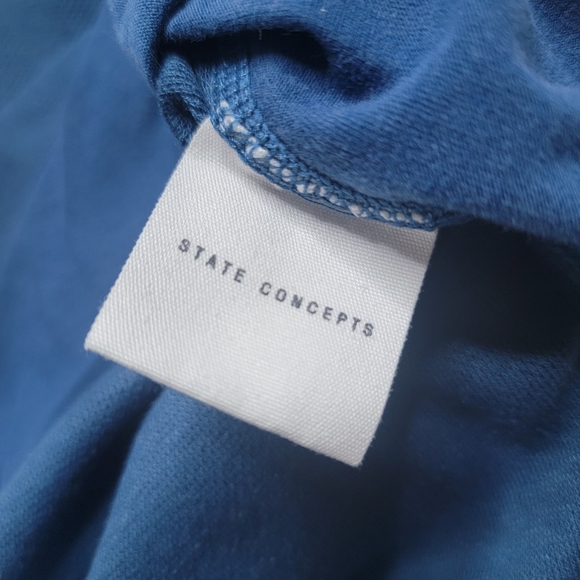 Frank & Oak State Concepts Athletic Tank Top Men's Size XL Blue Sleeveless - Picture 6 of 7